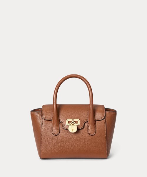 ペブルド レザー スモール Tanner サッチェル｜ローレン ラルフ