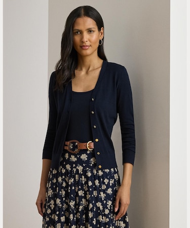 コットンブレンド カーディガン