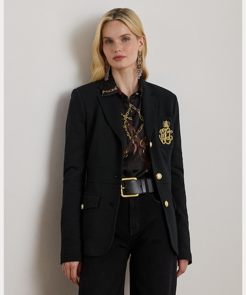 【Lauren Ralph Lauren】バックルトリムヘリンボーンSK新品 Lauren Ralph Lauren】バックルトリムヘリンボーンSK新品