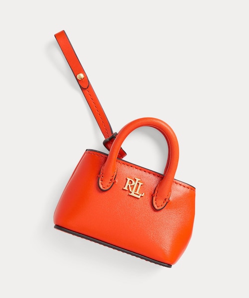 Lauren Ralph Laurenレディース レザー ロゴチャーム Lauren Ralph Laurenレディース レザー ロゴチャーム