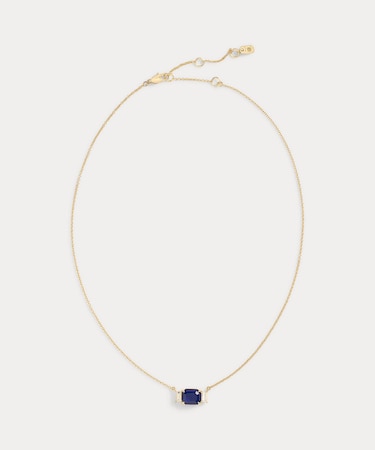 ゴールドプレーテッド ストーン ペンダント ネックレス