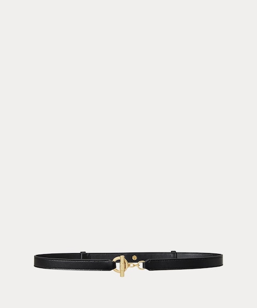 レザー トグル スキニー ベルト｜ローレン ラルフ ローレンの通販