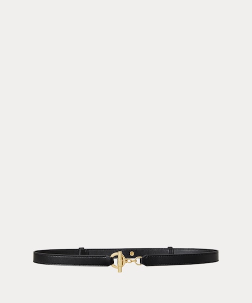 レザー トグル スキニー ベルト