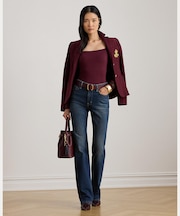 ハイライズ ストレート ジーンズ