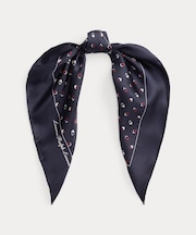 ジオプリント シルク スクエア スカーフ