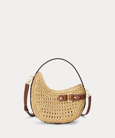 ウーブン ストロー スモール Tasha クロスボディ バッグ