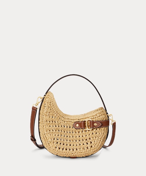 ウーブン ストロー スモール Tasha クロスボディ バッグ