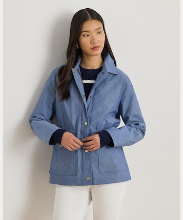 シャンブレー ジャケット