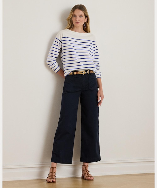 90s～00s Ralph Lauren 厚手チノ ワイドスカートパンツ 9 ローレン ラルフ ローレン/ロングパンツの通販｜&mall（アンドモール