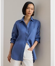 リラックス フィット リネン シャツ