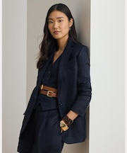 リネンブレンド ツイル ブレザー