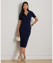 リブニット ペンシル スカート