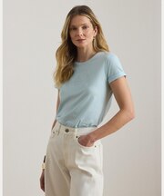 エンブロイダリークレスト コットン ジャージー Tシャツ