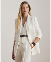 リネンブレンド ツイル ブレザー