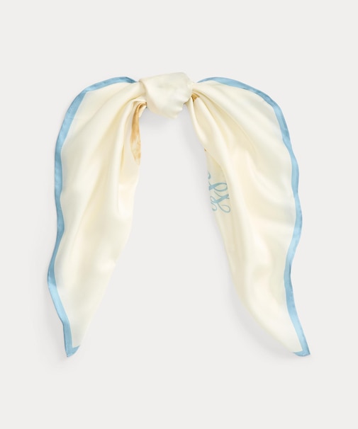 ゴールデン レトリバー シルク スクエア スカーフ