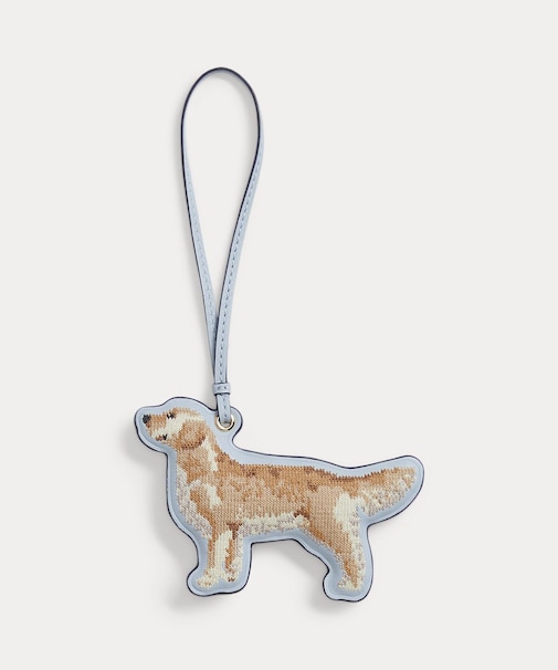 エンブロイダリー ゴールデン レトリバー チャーム