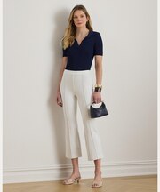 ツイル フレア アンクル パンツ