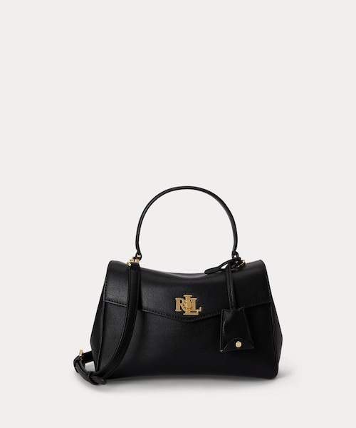 LAUREN RALPH LAUREN レザー スモールFlarrahサッチェル ナッパ レザー スモール Farrah ソフト サッチェル｜ローレン ラルフ