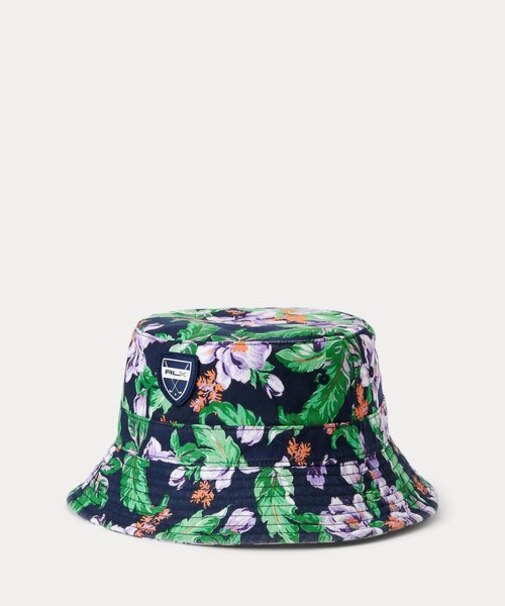 （RLX）フローラル コットン ツイル バケット ハット