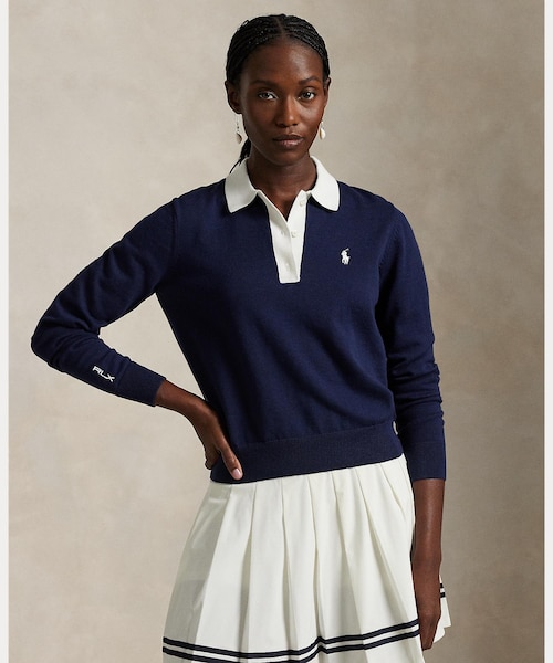 値下げ！！　 RLX レディース ゴルフ ポロ ゴルフ アールエルエックス ゴルフ/レディースの通販｜&mall