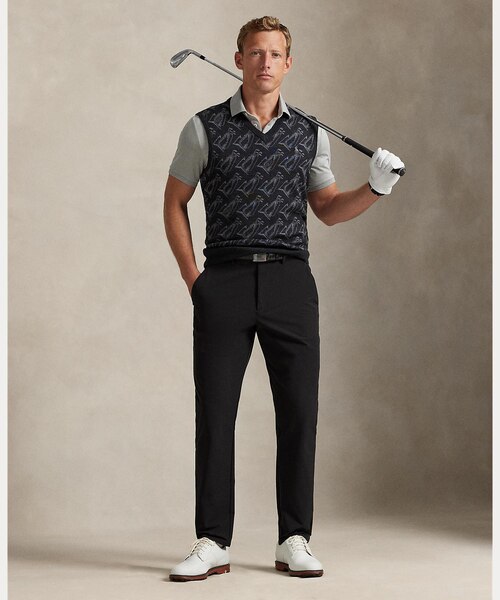RLX テーラードフィット パンツ ブラック 春夏用 ラルフローレン RLX テーラードフィット パンツ ブラック 春夏用