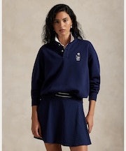（RLX）Polo ベア フリース ロングスリーブ ポロシャツ