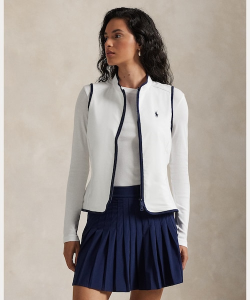 現行品 RLX RALPH LAUREN フルジップベスト ベスト ゴルフ RLX）キルテッド フルジップ ベスト｜ポロ ゴルフ アールエル