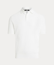（POLO GOLF）ワッフルニット コットン ポロカラー セーター