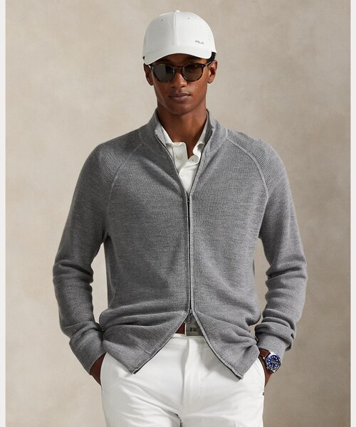 ポロゴルフ　フルジップニット ポロゴルフフルジップニット