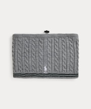 （RLX）ケーブルニット ネック ウォーマー