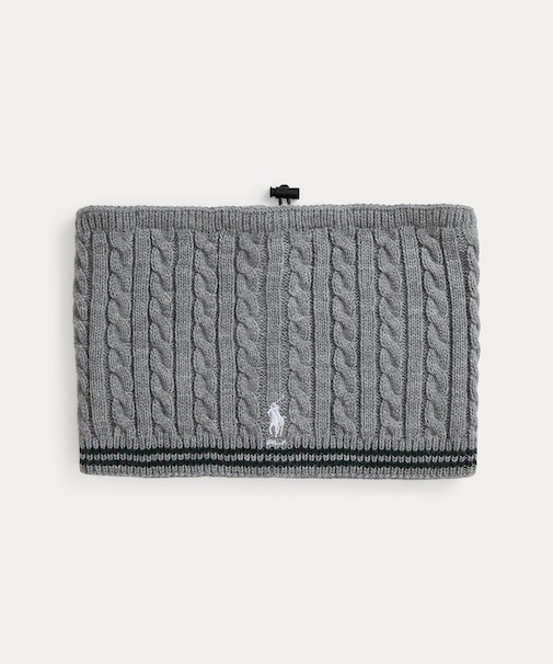 （RLX）ケーブルニット ネック ウォーマー