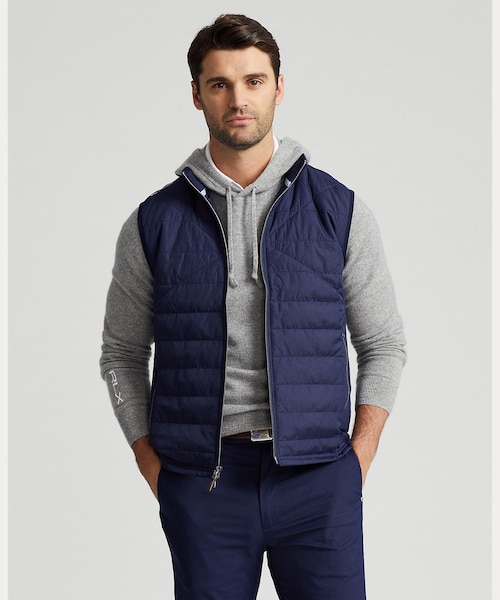 RLX）ハイブリッド モックネック ベスト｜ポロ ゴルフ アールエル