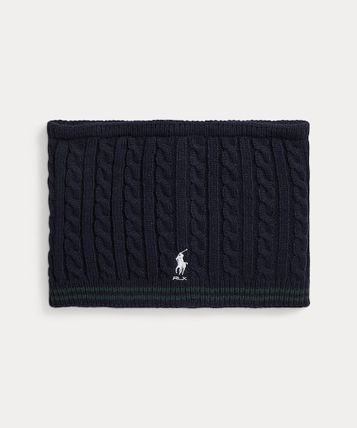 （RLX）ケーブルニット ネック ウォーマー