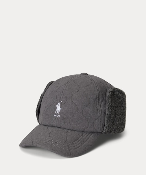 (RLX)キルテッド イヤーフラップ キャップ