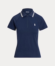 （RLX）ケーブル ジャカード クォータージップ ポロシャツ