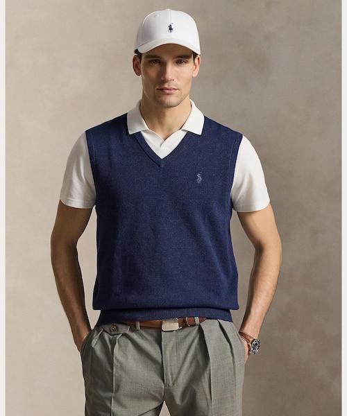 POLO GOLF）パフォーマンス コットンブレンド セーター ベスト｜ポロ
