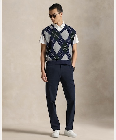 (RLX)テーラード フィット パフォーマンス シアサッカー パンツ