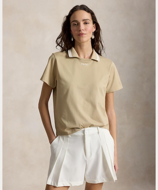 （RLX）ジャージー レイヤードカラー ポロシャツ