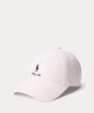 （RLX）ロゴ シアサッカー ボール キャップ