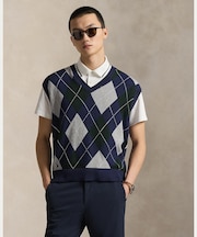 （POLO GOLF）ビッグ フィット パフォーマンス アーガイル セーター ベスト