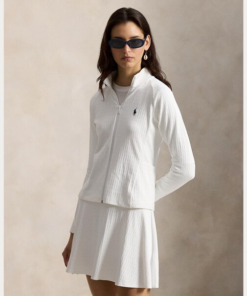 （RLX）ケーブル ストレッチジャカード ジップ ジャケット