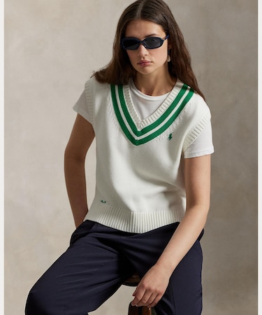 （RLX）コットンブレンド クリケット セーター ベスト