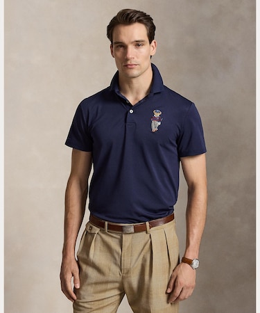 (RLX)テーラード フィット Polo ベア パフォーマンス ポロシャツ