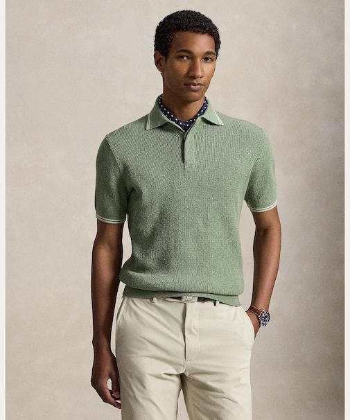 （POLO GOLF）ワッフルニット コットン ポロ セーター