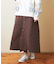中綿 キルティング スカート