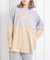 20/-OE天竺 カットソー ×シャツ リメイク風 プルオーバー