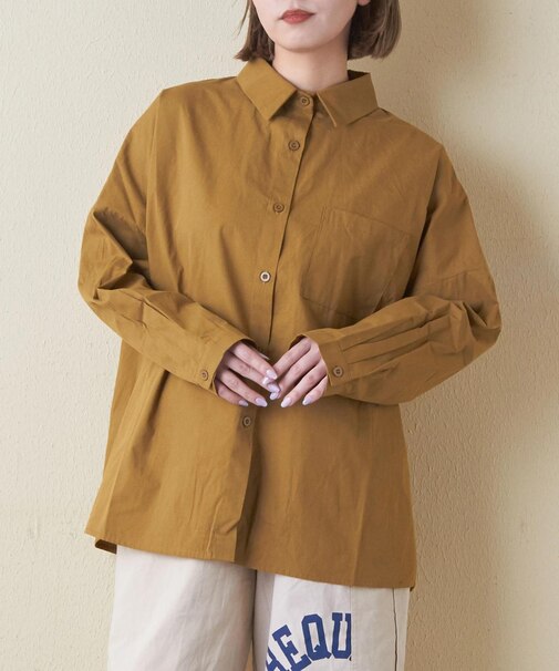 キャンブリック ドルマン シャツ