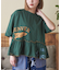 21/-天竺 裾フリル メロウ プルオーバー Tシャツ