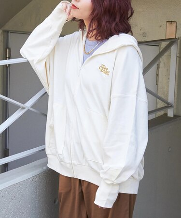 40スムース UVカット ジップアップ パーカー