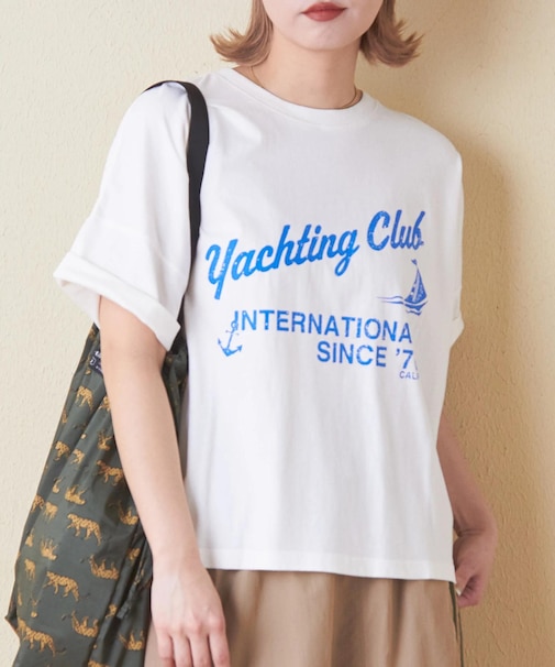 32/-天竺 オゾン加工 ネオン プリント Tシャツ
